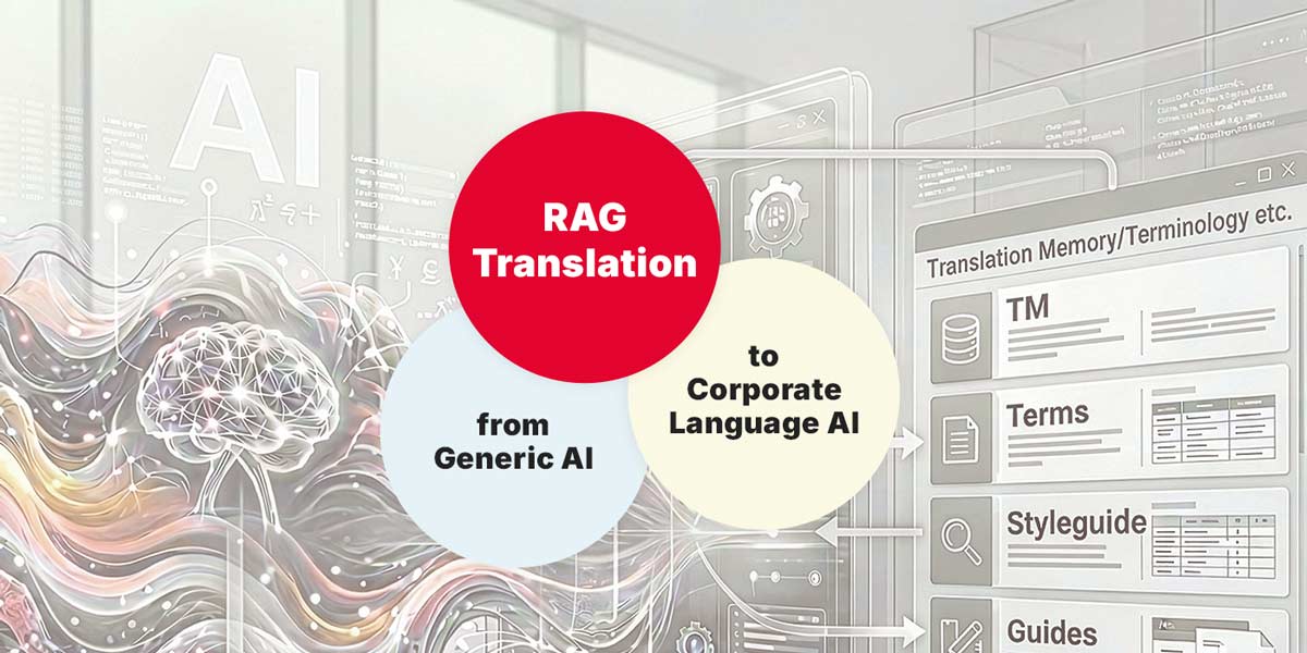 RAG-Architektur für KI-Übersetzung mit Translation Memory, Terminologie und Unternehmenssprache